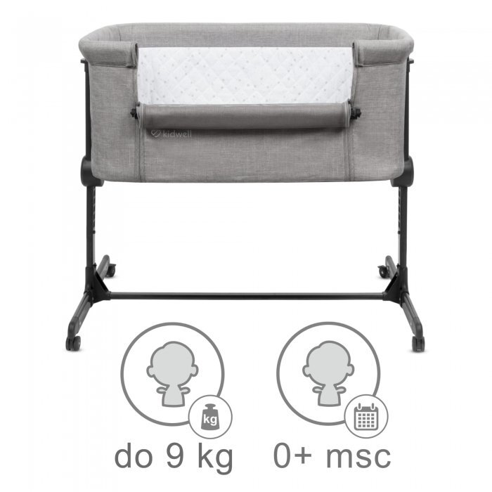 Kidwell Patut cu laterala culisanta Snuzzy Light Grey