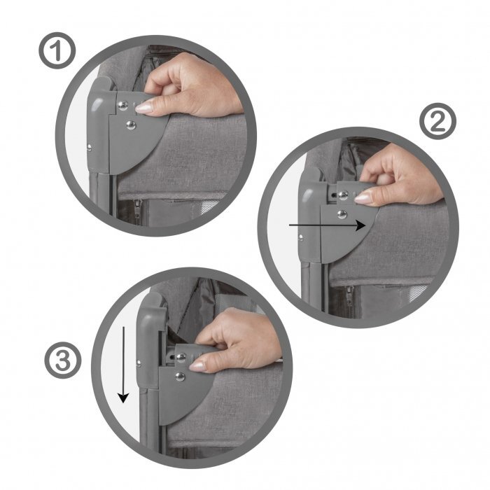 Kidwell Patut pliabil Blissy Lift gray