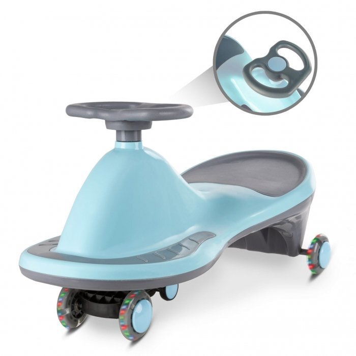 Kidwell PlasmaCar gravitational Rollo Albastru roti LED greutate admisa 100 kg varsta 3 ani+