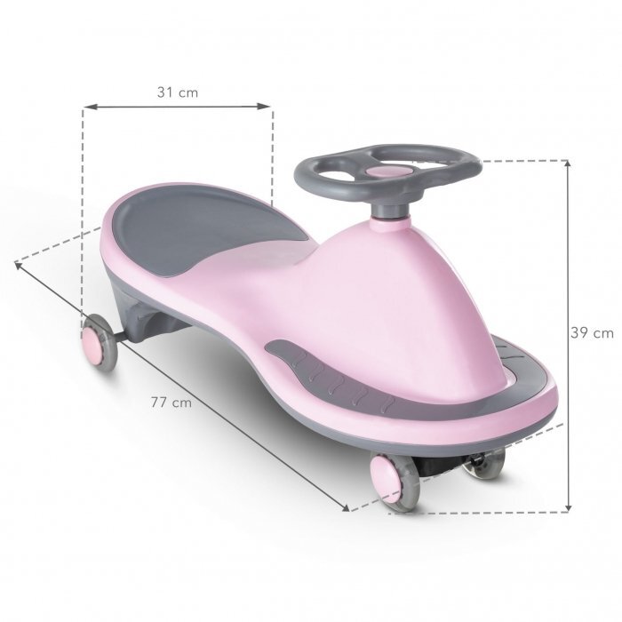 Kidwell PlasmaCar gravitational Rollo Roz roti LED greutate admisa 100 kg varsta 3 ani+