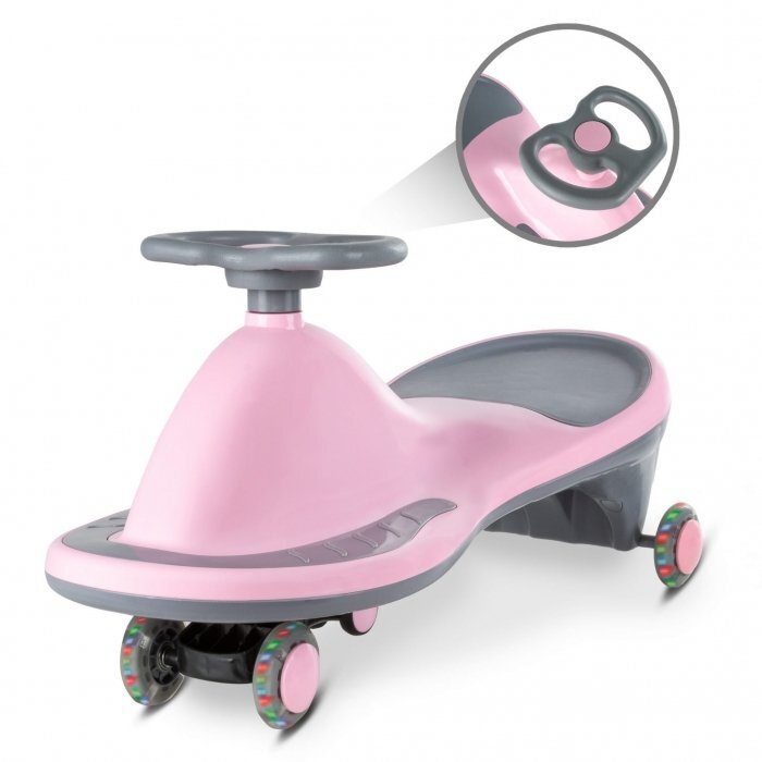 Kidwell PlasmaCar gravitational Rollo Roz roti LED greutate admisa 100 kg varsta 3 ani+