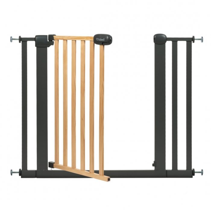 Kidwell Poarta de siguranta 74-105 cm Trasti negru