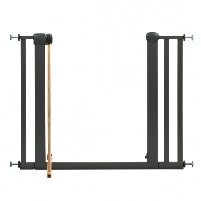 Kidwell Poarta de siguranta 74-105 cm Trasti negru