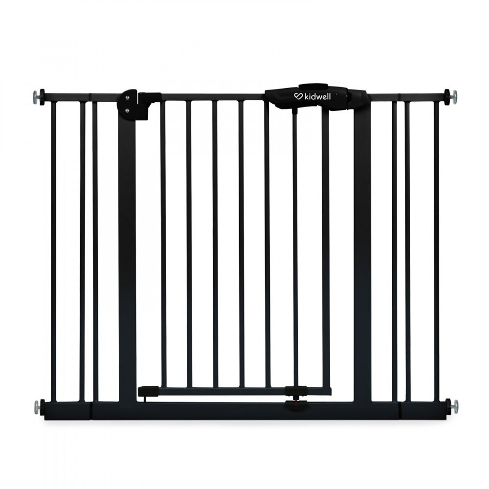 Kidwell Poarta de siguranta Guarda din otel functie auto close 75-104 cm Negru