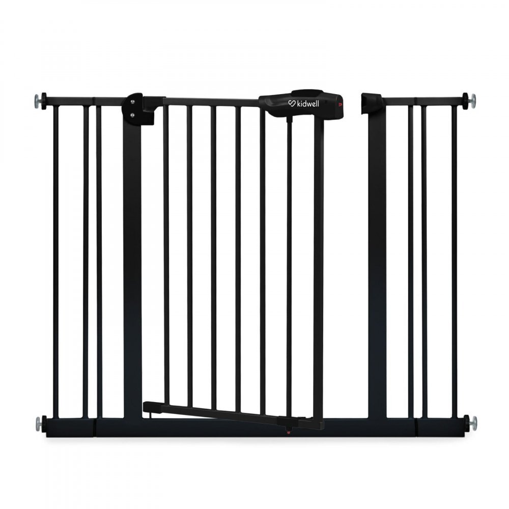 Kidwell Poarta de siguranta Guarda din otel functie auto close 75-104 cm Negru