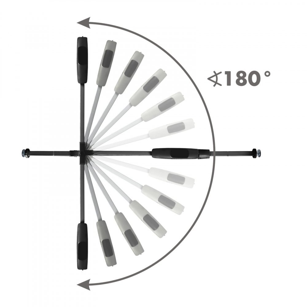 Kidwell Poarta de siguranta Guarda din otel functie auto close 75-104 cm Negru