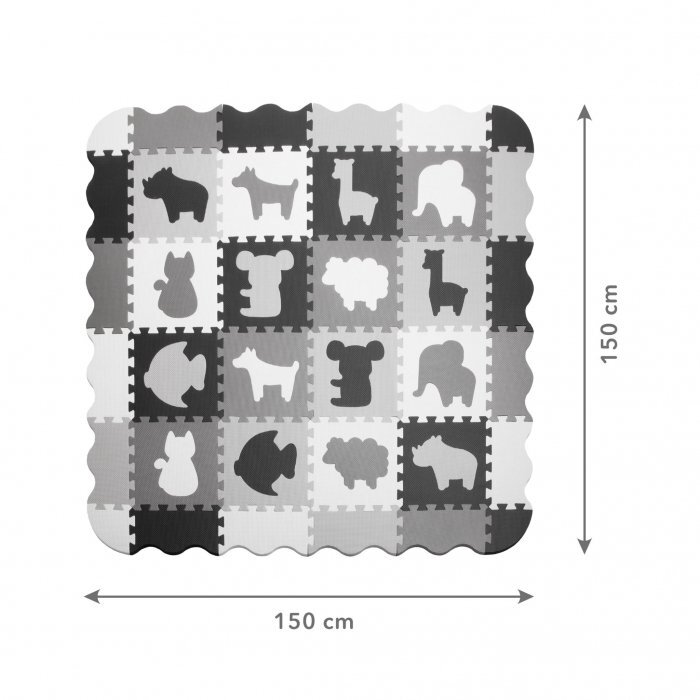 Kidwell Salteluta de joaca tip puzzle Happy Zoo