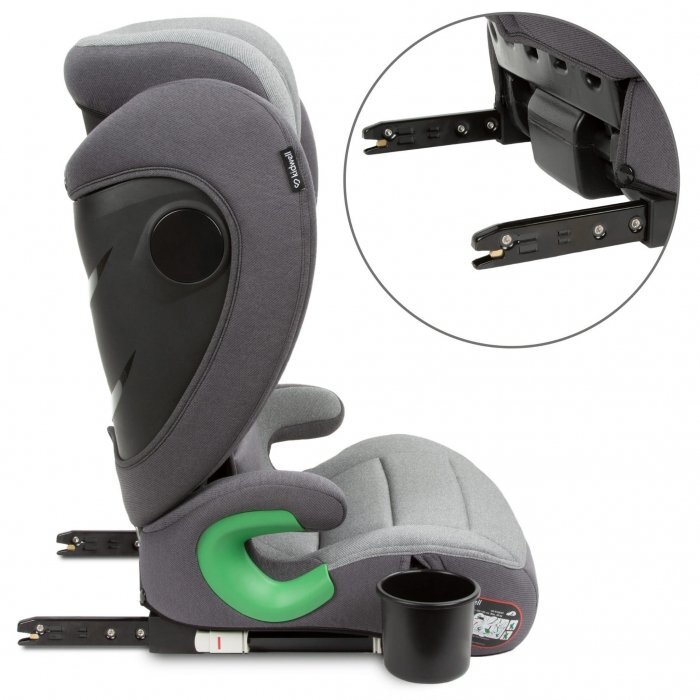 Kidwell Scaun auto cu Isofix 15-36 Kg Weston Dark Gray i-Size
