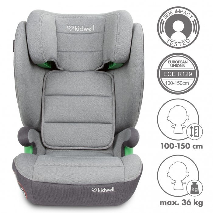 Kidwell Scaun auto cu Isofix 15-36 Kg Weston Light Gray i-Size