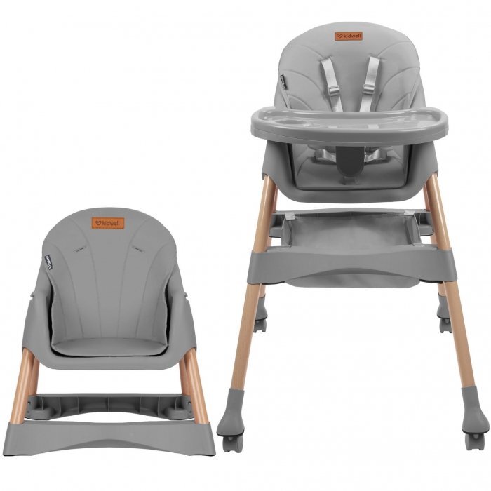 Kidwell Scaun de masa 2 in 1 Karimi gri