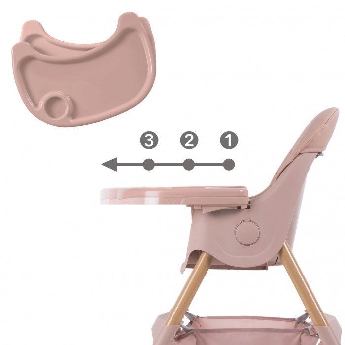 Kidwell Scaun de masa 2 in 1 Karimi roz