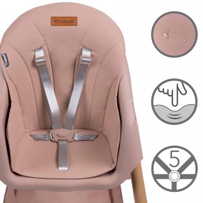 Kidwell Scaun de masa 2 in 1 Karimi roz