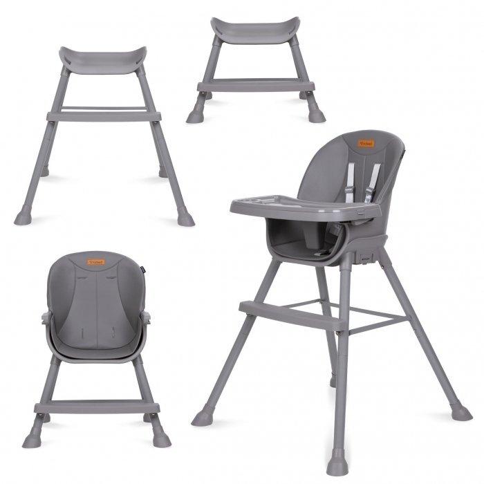 Kidwell Scaun de masa 4 in 1 Eatan Gray