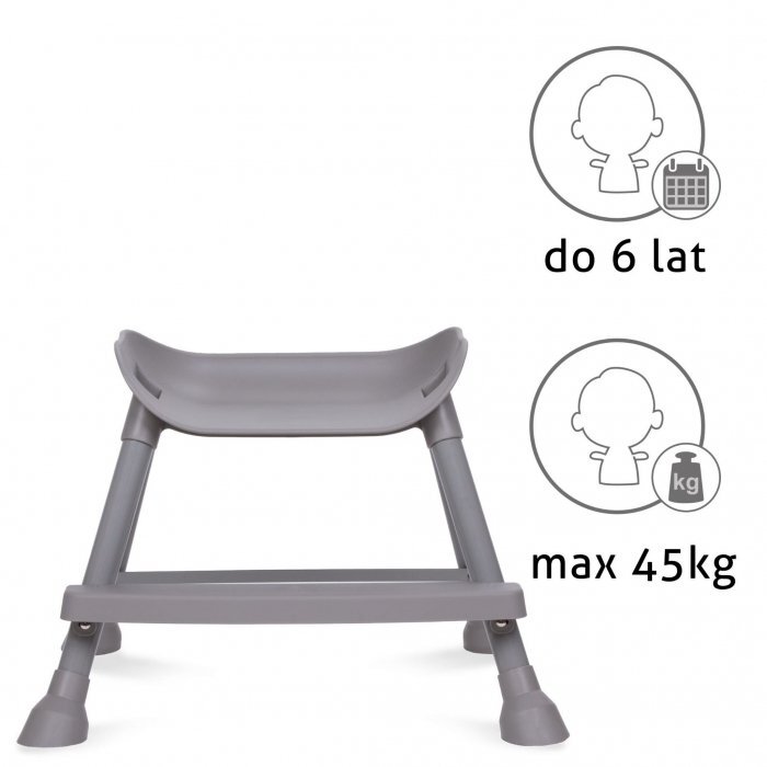 Kidwell Scaun de masa 4 in 1 Eatan Gray