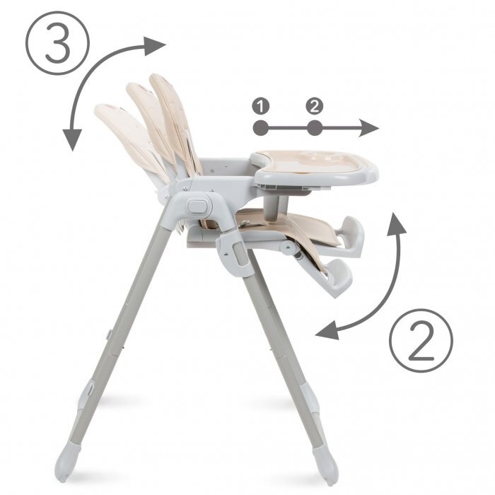 Kidwell Scaun de masa multifunctional Beno Beige