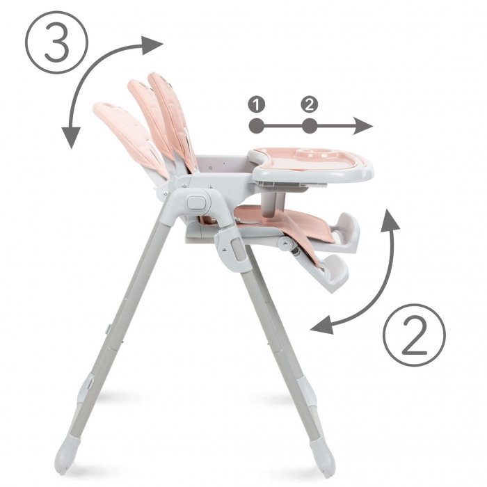 Kidwell Scaun de masa multifunctional Beno Pink