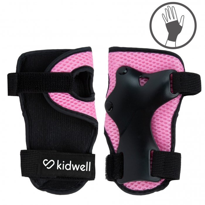 Kidwell Set de protectie pentru copii Trix Pink cotiere si genunchiere marimea M