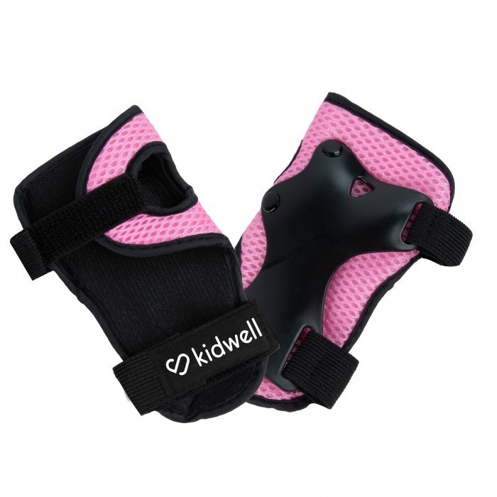 Kidwell Set de protectie pentru copii Trix Pink cotiere si genunchiere marimea S