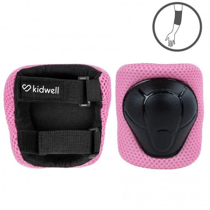 Kidwell Set de protectie pentru copii Trix Pink cotiere si genunchiere marimea S