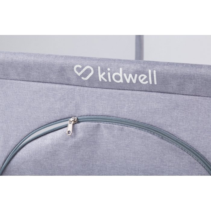 Kidwell Tarc de joaca hexagonal pentru copii 122 x 106 cm Fanko Gray