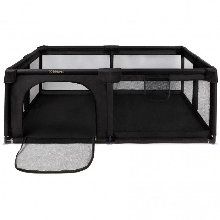 Kidwell Tarc de joaca pentru copii 120x180 cm Fanko Negru