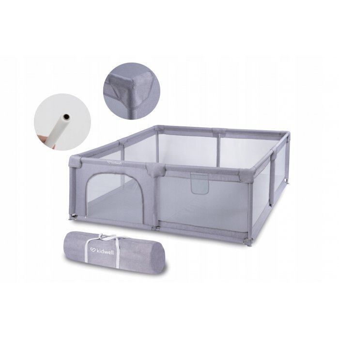 Kidwell Tarc de joaca pentru copii 202 x 182 cm Fanko Gray