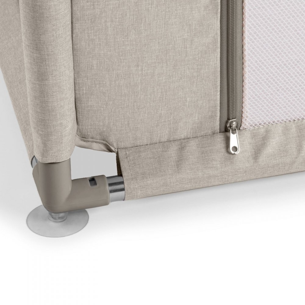 Kidwell Tarc pliabil pentru copii Fanko Beige 130x130 cm pentru interior spatiu optimizat sigur 0-6 ani