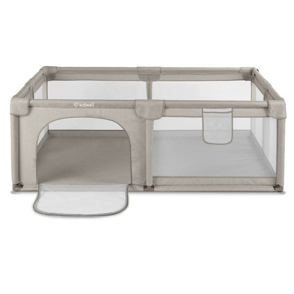 Kidwell Tarc pliabil pentru copii Fanko Beige pentru joaca 0-6 ani 120 x 180 cm
