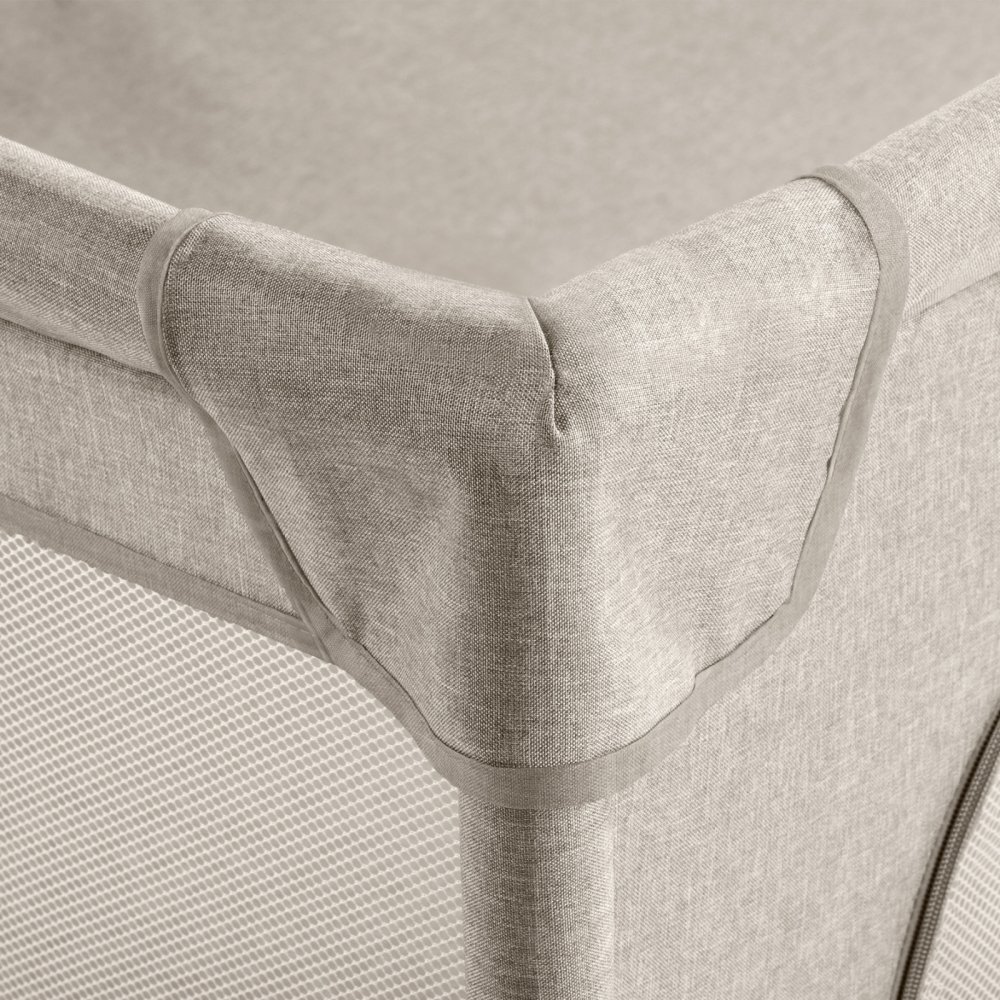 Kidwell Tarc pliabil pentru copii Fanko Beige pentru joaca 0-6 ani 120 x 180 cm