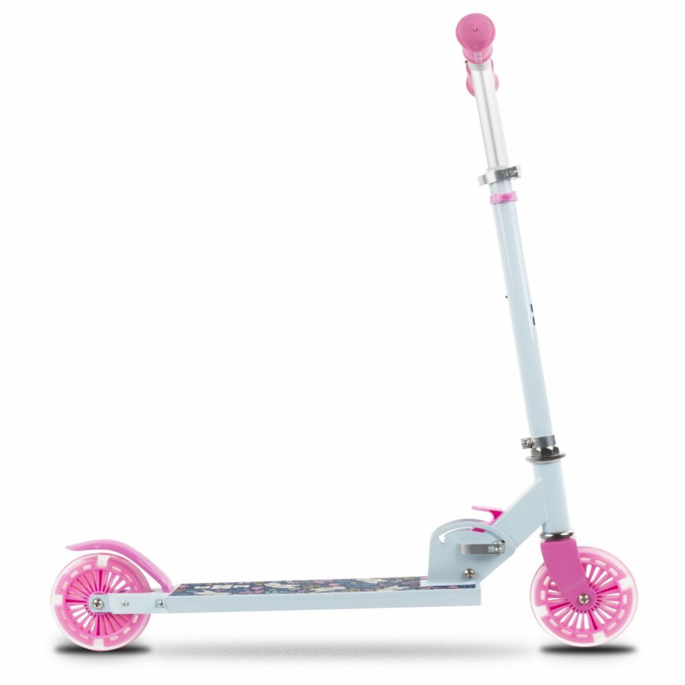 Kidwell Trotineta pentru copii Skipo Dog cu 2 roti pliabila roti Led usoara 2 kg 3+ ani pana la 50 kg