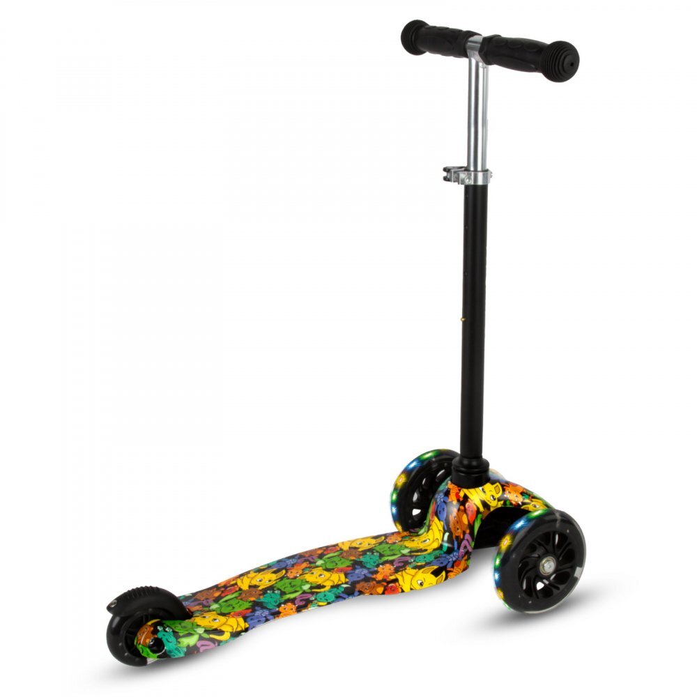 Kidwell Trotineta pentru copii Uno Orbital cu 3 roti ultra usoara 1.8 kg roti Led reglabila 3+ ani