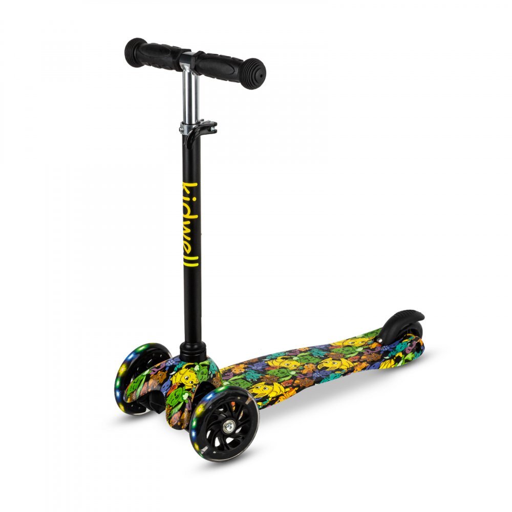 Kidwell Trotineta pentru copii Uno Orbital cu 3 roti ultra usoara 1.8 kg roti Led reglabila 3+ ani