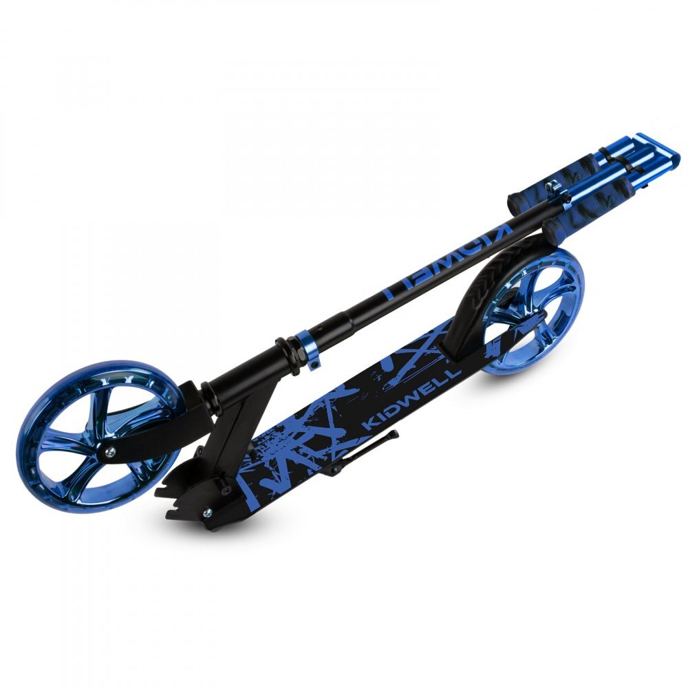 Kidwell Trotineta pliabila Blast Blue roti mari 200 mm rulmenti ABEC-7 ultra usoara 3.8 kg 100 kg 8+ ani