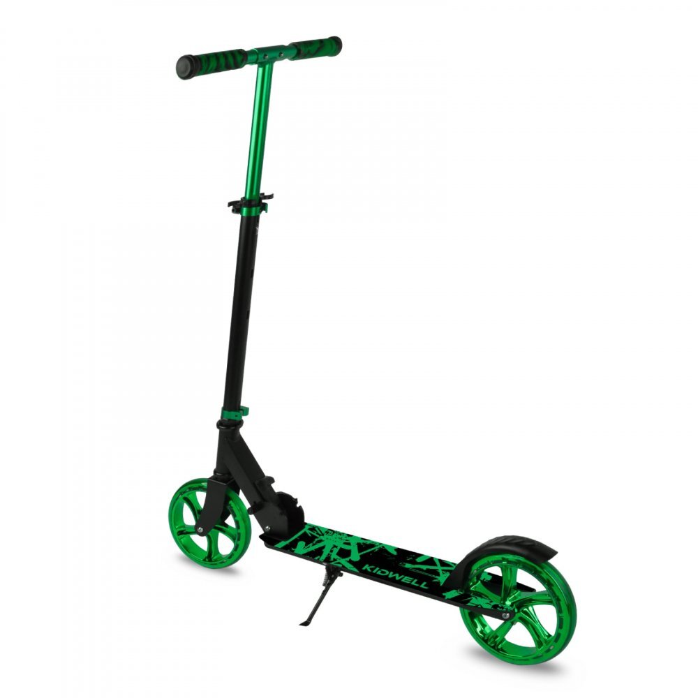 Kidwell Trotineta pliabila Blast Light Green roti mari 200 mm rulmenti ABEC-7 ultra usoara 3.8 kg 100 kg 8+ ani