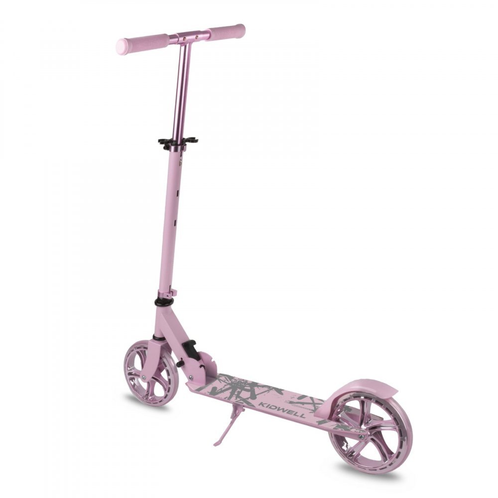 Kidwell Trotineta pliabila Blast Light Pink roti mari 200 mm rulmenti ABEC-7 ultra usoara 3.8 kg 100 kg 8+ ani