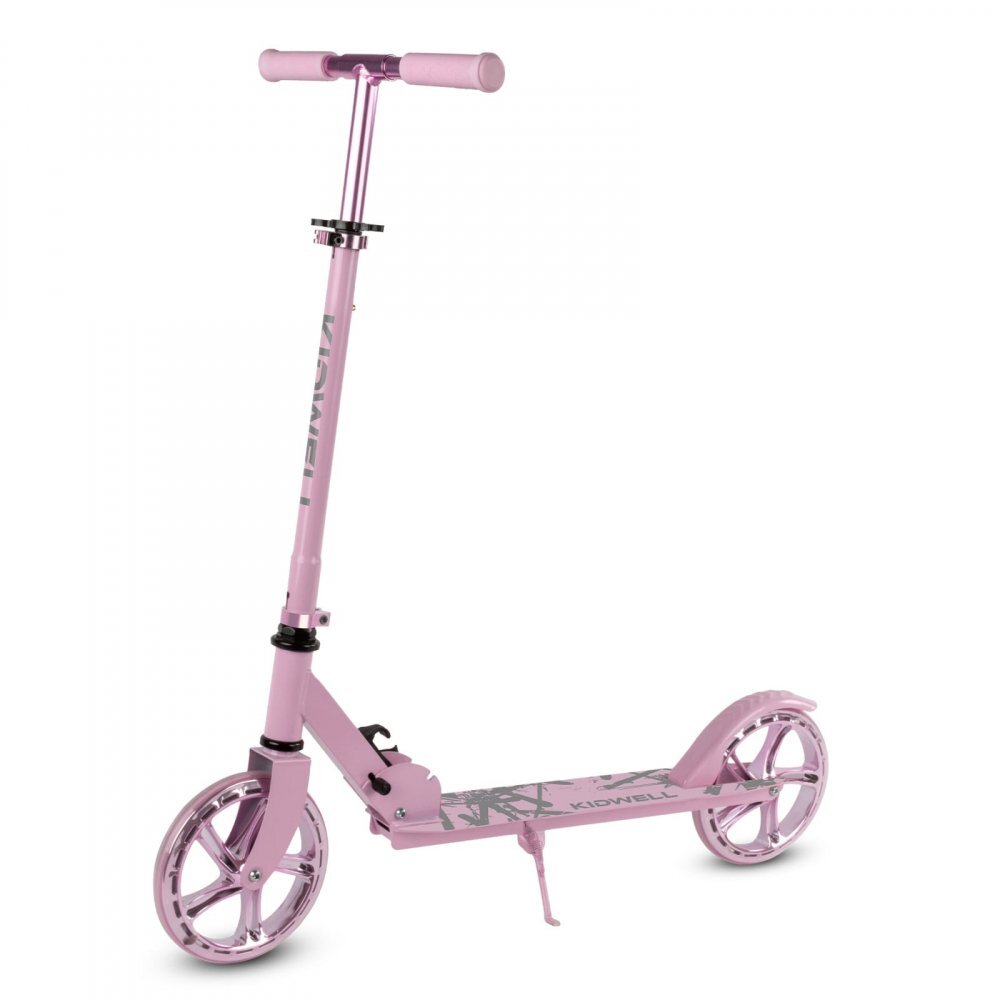 Kidwell Trotineta pliabila Blast Light Pink roti mari 200 mm rulmenti ABEC-7 ultra usoara 3.8 kg 100 kg 8+ ani