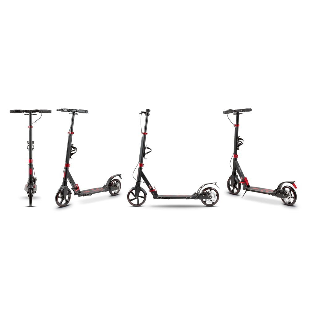 Kidwell Trotineta pliabila WXM RST-A02 frana pe disc roti 200 mm ABEC-9 2 amortizoare pana la 100 kg 6 ani +