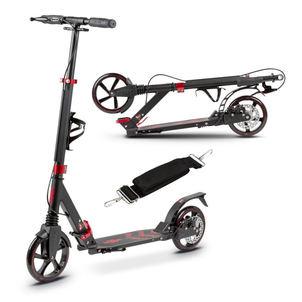 Kidwell Trotineta pliabila WXM RST-A02 frana pe disc roti 200 mm ABEC-9 2 amortizoare pana la 100 kg 6 ani +