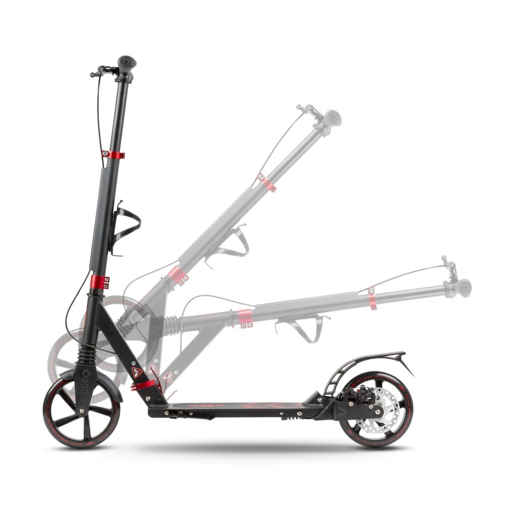 Kidwell Trotineta pliabila WXM RST-A02 frana pe disc roti 200 mm ABEC-9 2 amortizoare pana la 100 kg 6 ani +