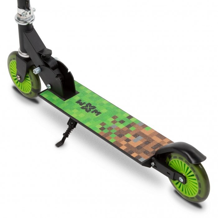 Kidwell Trotineta pliabila WXM Skipo Game cu 2 roti LED pliabila ghidon reglabil din aluminiu greutate suportata 50 kg varsta 3 ani+