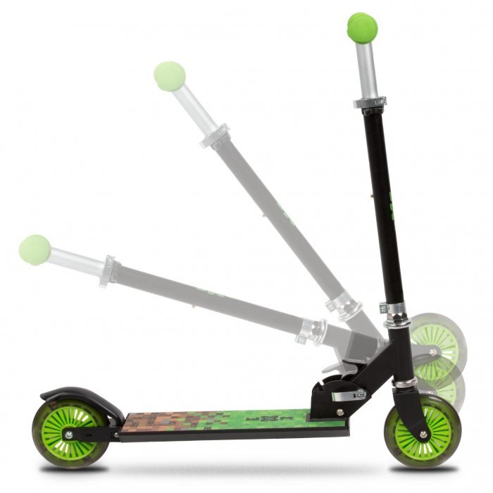 Kidwell Trotineta pliabila WXM Skipo Game cu 2 roti LED pliabila ghidon reglabil din aluminiu greutate suportata 50 kg varsta 3 ani+