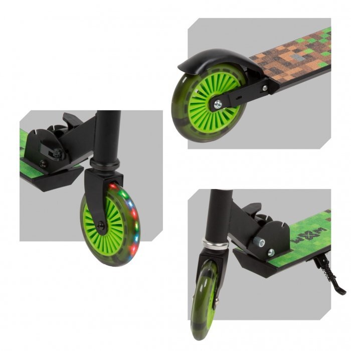 Kidwell Trotineta pliabila WXM Skipo Game cu 2 roti LED pliabila ghidon reglabil din aluminiu greutate suportata 50 kg varsta 3 ani+