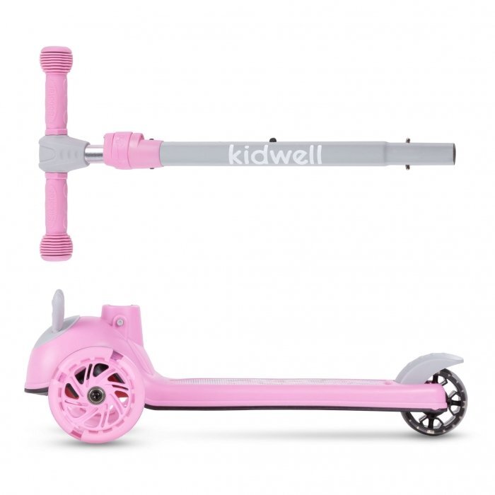 Kidwell Trotineta zoocar Deer lumini LED ghidon reglabil din aluminiu greutate suportata 25 kg varsta 3 ani+