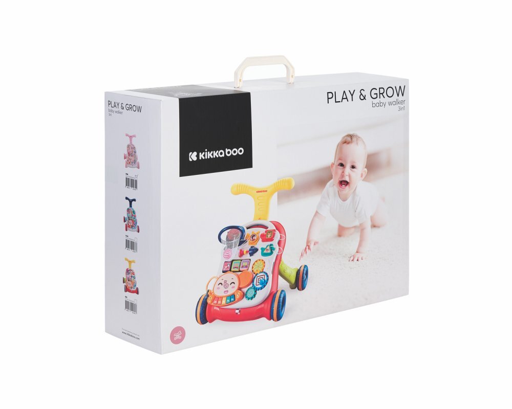 KikkaBoo Antepremergator 3in1 Play Grow Red