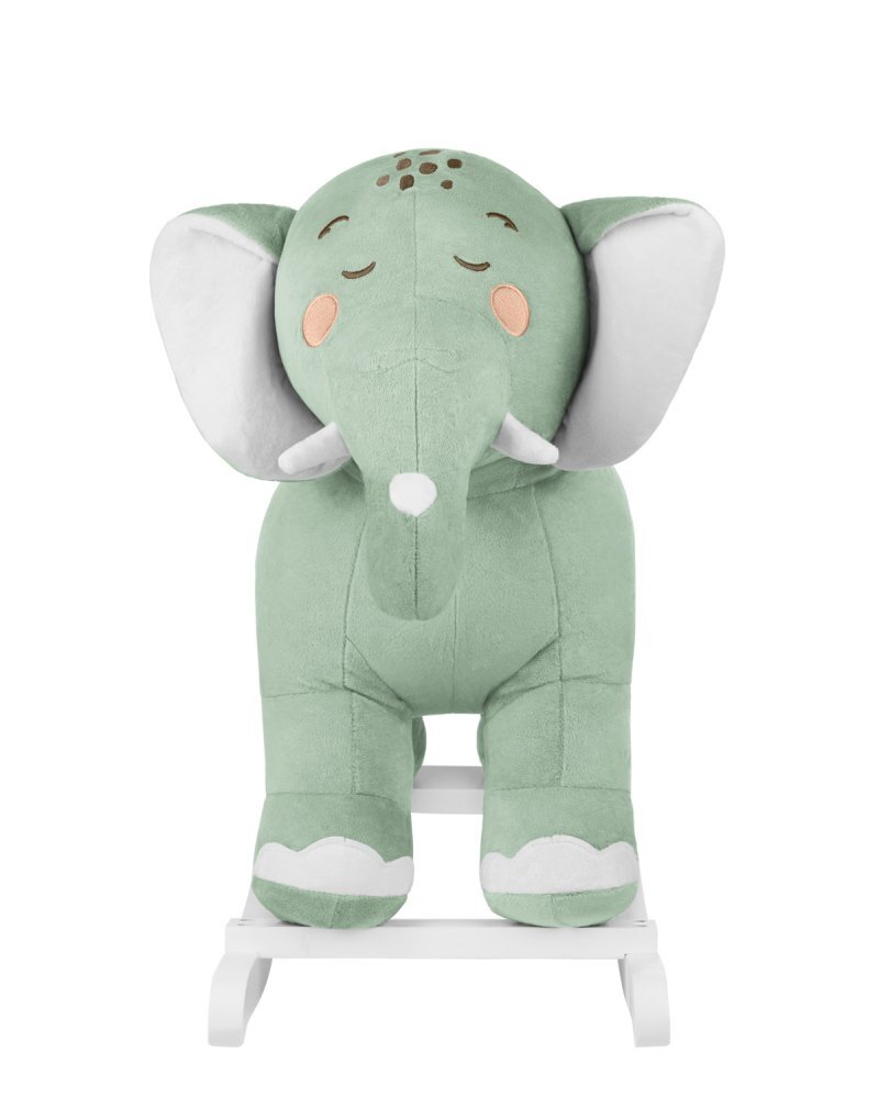 KikkaBoo Balansoar din plus cu baza din lemn Elephant