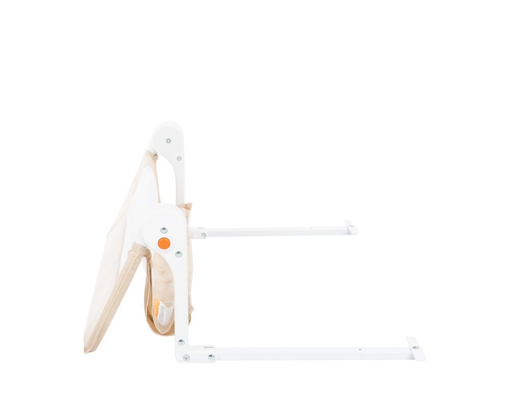 KikkaBoo Bariera de protectie pentru pat copii I am Safe Beige 102 cmrabatabila pentru a permite urcarea sau coborarea copiluluicompatibila cu saltele cu grosime 12-20 cm