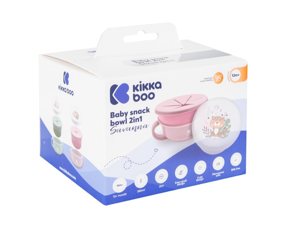 KikkaBoo Bol multifunctional 2in1 Savanna Roz