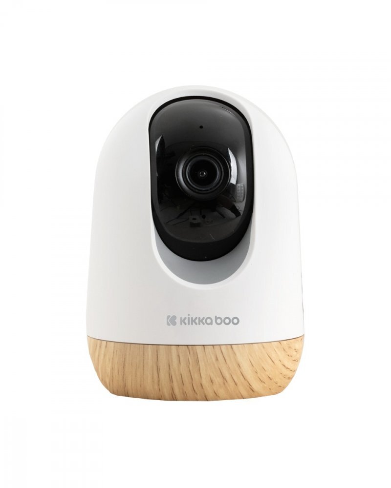 KikkaBoo Camera video Wi-Fi Ethan cu rezolutie 2Kalarma si notificariinregistrare videodetectare si urmarire miscareMicrofon si difuzor incorporate Vedere nocturna pana la 10metriLive streamAplicatie gratuita