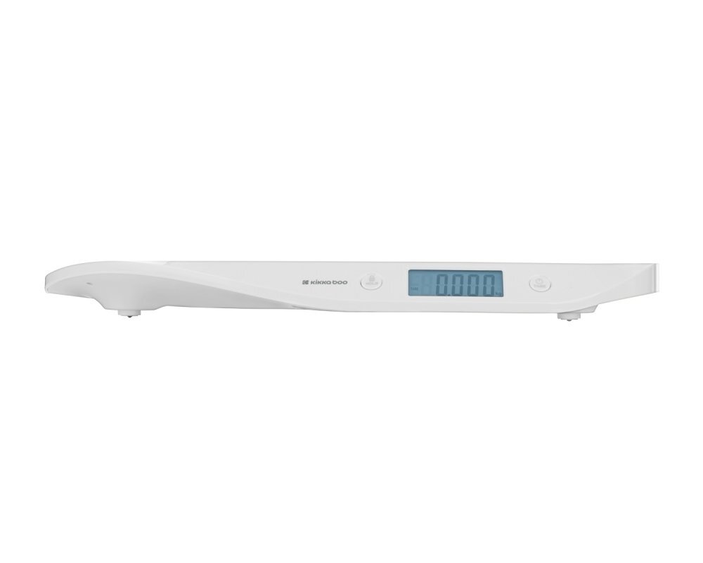 KikkaBoo Cantar digital pentru bebelusi Lyra Whitedesign compact cu afisaj LCD cu lumina alba functie Holdfunctie taraoprire automata dupa 2 minuteprecizie de la 50g pana la 20kgSuprafata concava ergonomica+centimetru