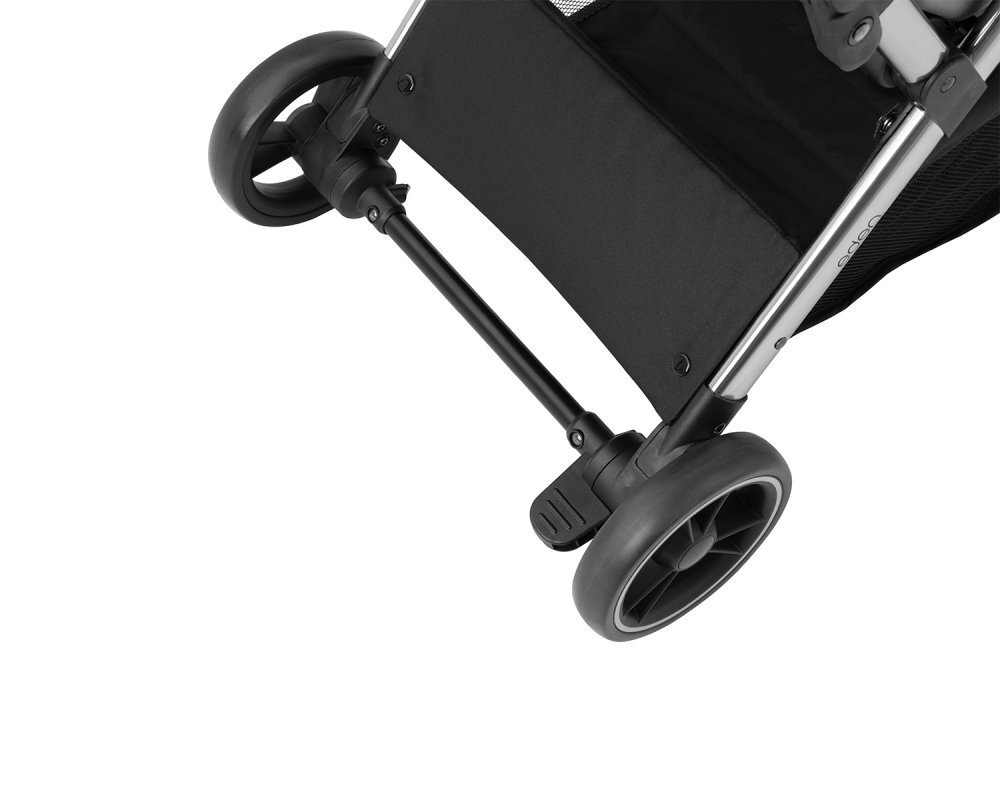 KikkaBoo Carucior sport autofold Eden Beigecadru din aluminiu cu vopsea cromatasistem automat de pliere compactaroti pivotante cu suspensiispatar si suport picioare reglabilecapotinarecomandat de la nastere pana la 22kg